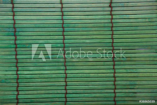 Green bamboo placemat - 900194368