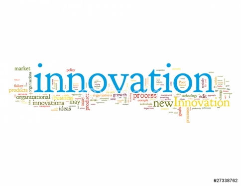 Innovation word collage