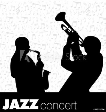 jazz musicians background - 900564076