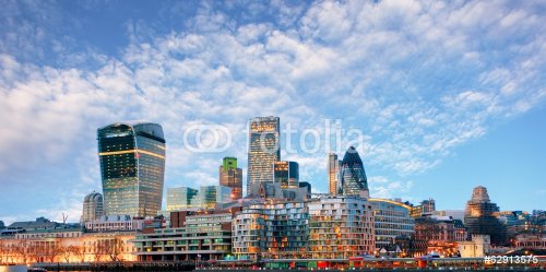 London skyline - cityspace, England