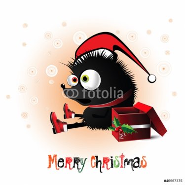 Merry Christmas hedgehog