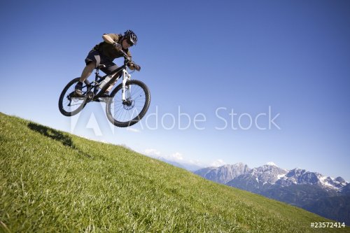 Mountainbike Sprung