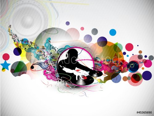 Music dj concept poster - 900867901