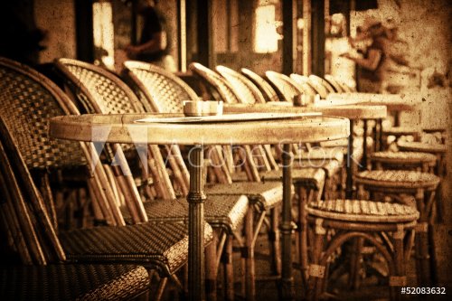 old-fashioned Cafe terrace - 901141758