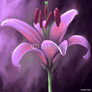 painting still life flower  - 901149428