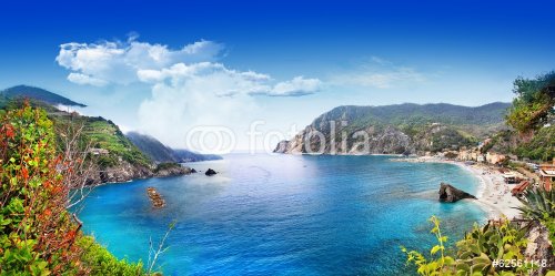 panorama of Monterosso al mare, Cinque terre - 901141839