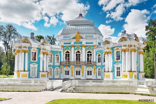 Pavilion Hermitage in Tsarskoe Selo. St. Petersburg, Russia - 901100812