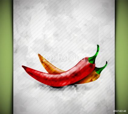 Pepper watercolor - 901138805