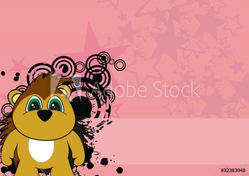 porcupine cartoon background1