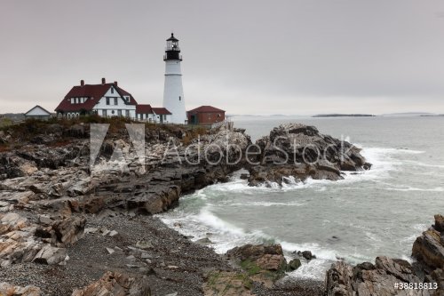 Portland Head Light, Cape Elizabeth, Maine, USA - 900372128