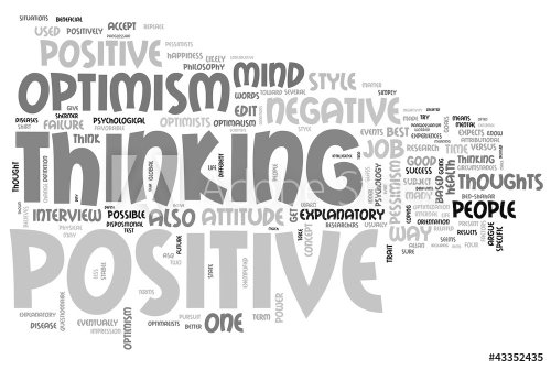 Positive thinking - 900954853