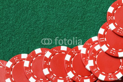 red poker chips - 901139901