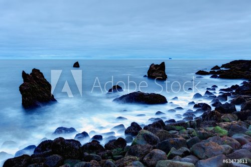 Rocky coast near Reykjanes, Iceland - 901141830