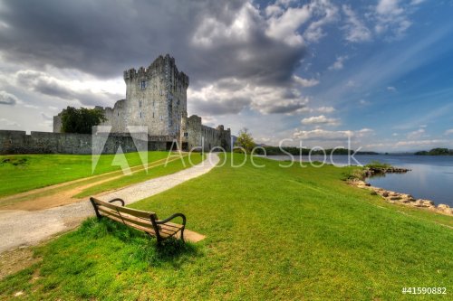 Ross Castle near Killarney, Co. Kerry Ireland - 900419104