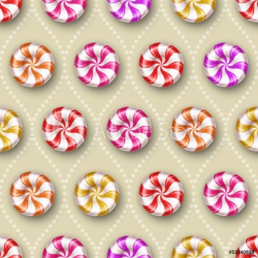 Seamless background with sweets - 901138824