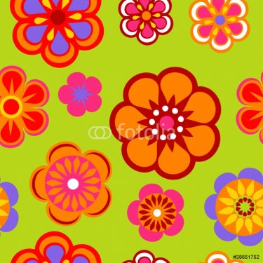 seamless flower pattern background - 900472269