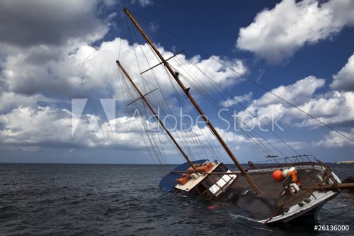 Sinking Schooner - 900063668