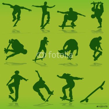 skateboarding vector - 900498911