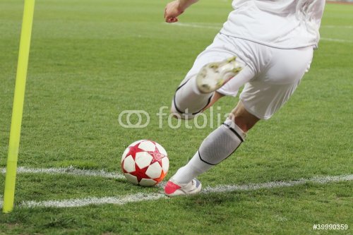 soccer corner kick. - 900354850