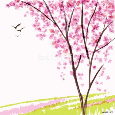 Spring blooming tree - 901141187