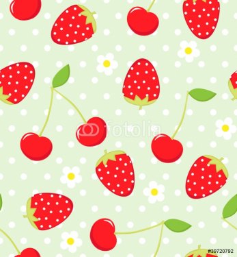 Strawberry pattern - 900485296
