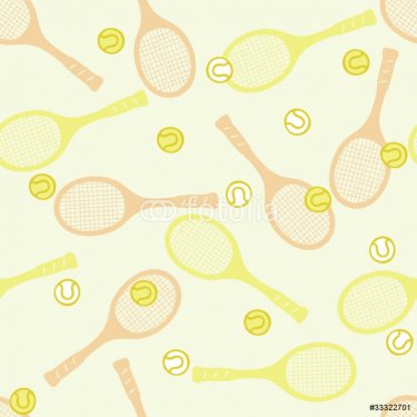 tennis seamless pattern wth rockets.