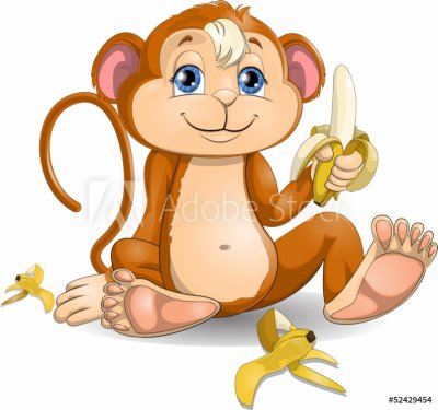 the monkey with bananas - 901138787