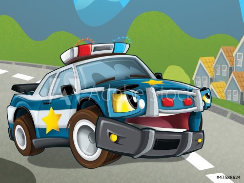 The police car - 901138938