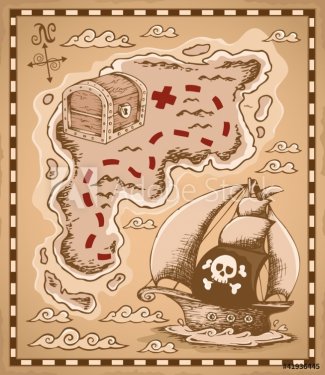 Treasure map theme image 1