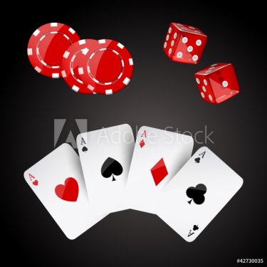 Vector illustration of casino elements - 900954318