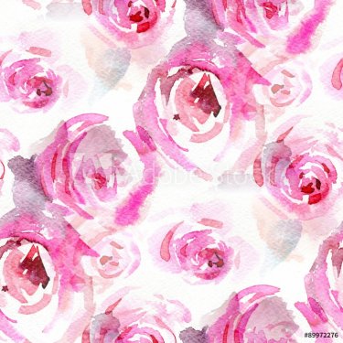 Watercolor roses - 901148822