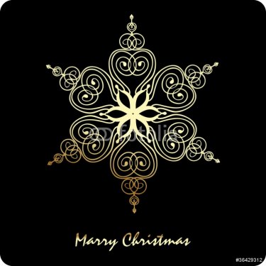 Christmas snowflake background - 900622716