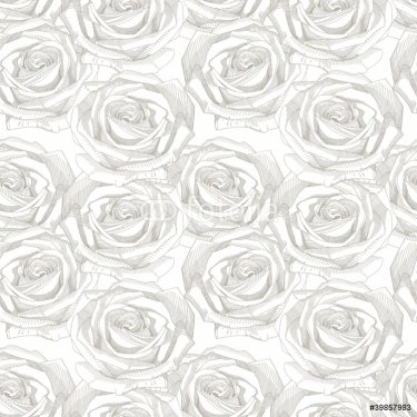 seamless pattern with rose - 900485313