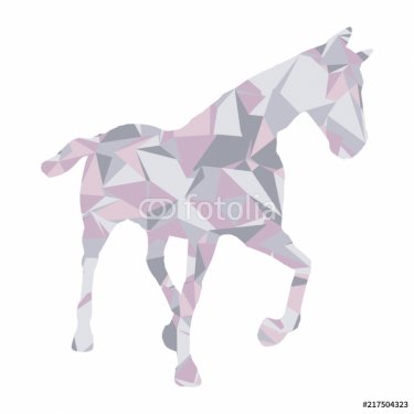 Low poly horse design