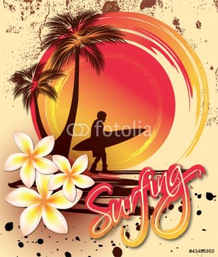 Surfer On The Beach - 900565325