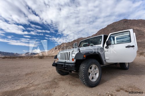 Jeep Wrangler in the desert