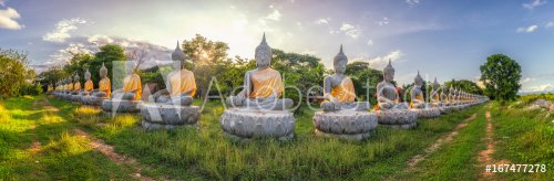 Buddha 120 The temple at the forest in Thailand. - 901154787