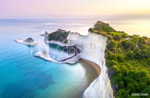 Beautiful view of Cape Drastis in Corfu in Greece - 901155010