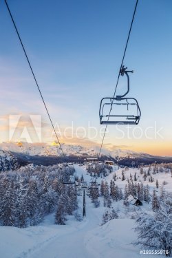 Ski center of Vogel Julian Alps, Slovenia - 901155310