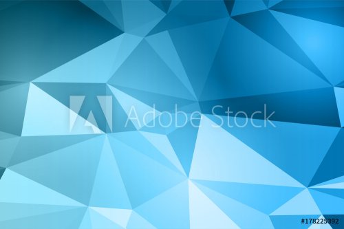 Abstract Low Poly Triangular Modern Geometrical Background. Colorful Polygona... - 901155522