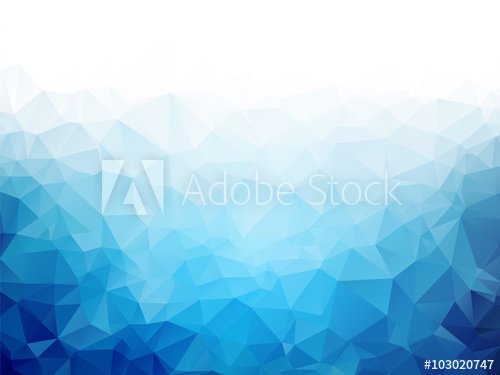 Geometric blue ice texture background - 901155520