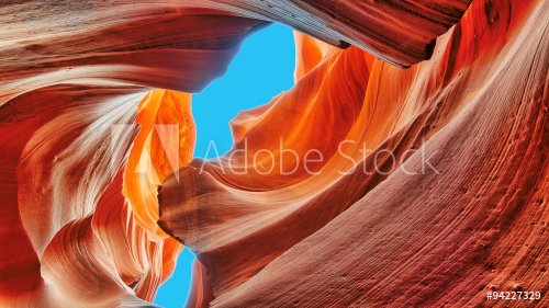 Close up from Antelope Canyon, Arizona, USA