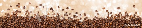 coffee beans isolated on background - 901155738