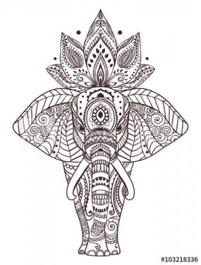 Elephant Mandala - 901155728