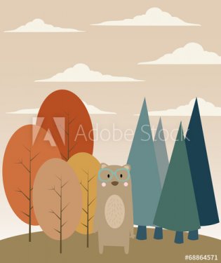 Bear In Forest - 901156034