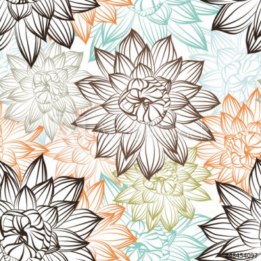 Seamless floral pattern - 901156201