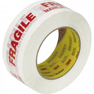 3M - 3710-CAC - Ruban d'emballage ScotchMD 3771 avec message - Thermofusible -  48 mm (2) x 100 m (328')
