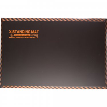IMPACTO -  MAT5020 - Tapis anti-fatigue pour travail debout - 16 x 28 - Noir - Prix unitaire
