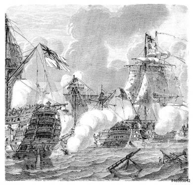 1805 : Trafalgar Battle (english victory) - 900899511