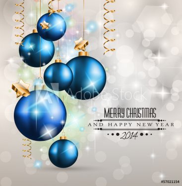 2014 Christmas Colorful Background - 901140567